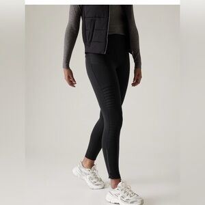 Athleta Black Delancey Motto Tights